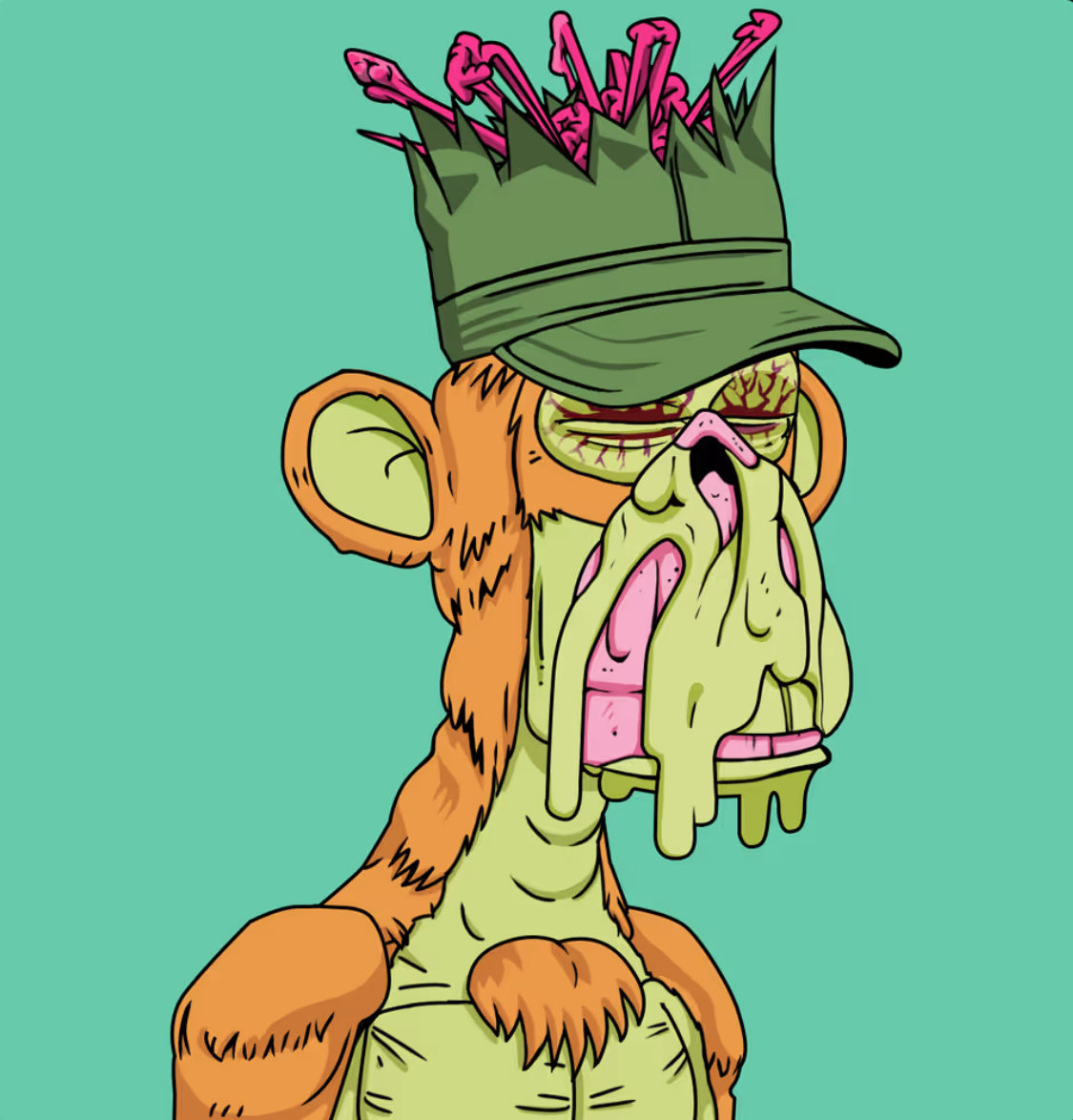 Just bought my first ever Mutant #MAYC.
Wow Looks like <a href="/BoredApeYC/">Bored Ape Yacht Club 🍌</a> still follows me from the og 2021 days. 
Any other new mutants out there?