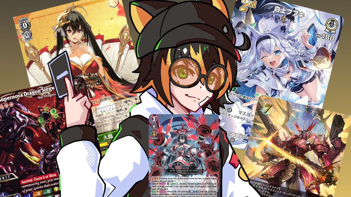 ZephyrZerrin's tweet image. I wanted to do another one with the other card games too.