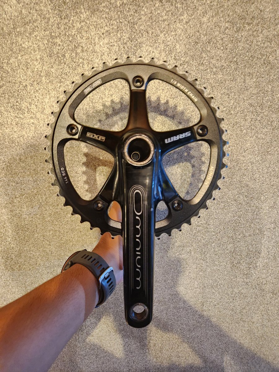 suntadiwisesa's tweet photo. WTS Crank Set Sram Omnium 48T. BCD 144/165mm. Include BB GXP. COD only!.Price :  3500K #fnfjb https://t.co/FP2CApJI5X