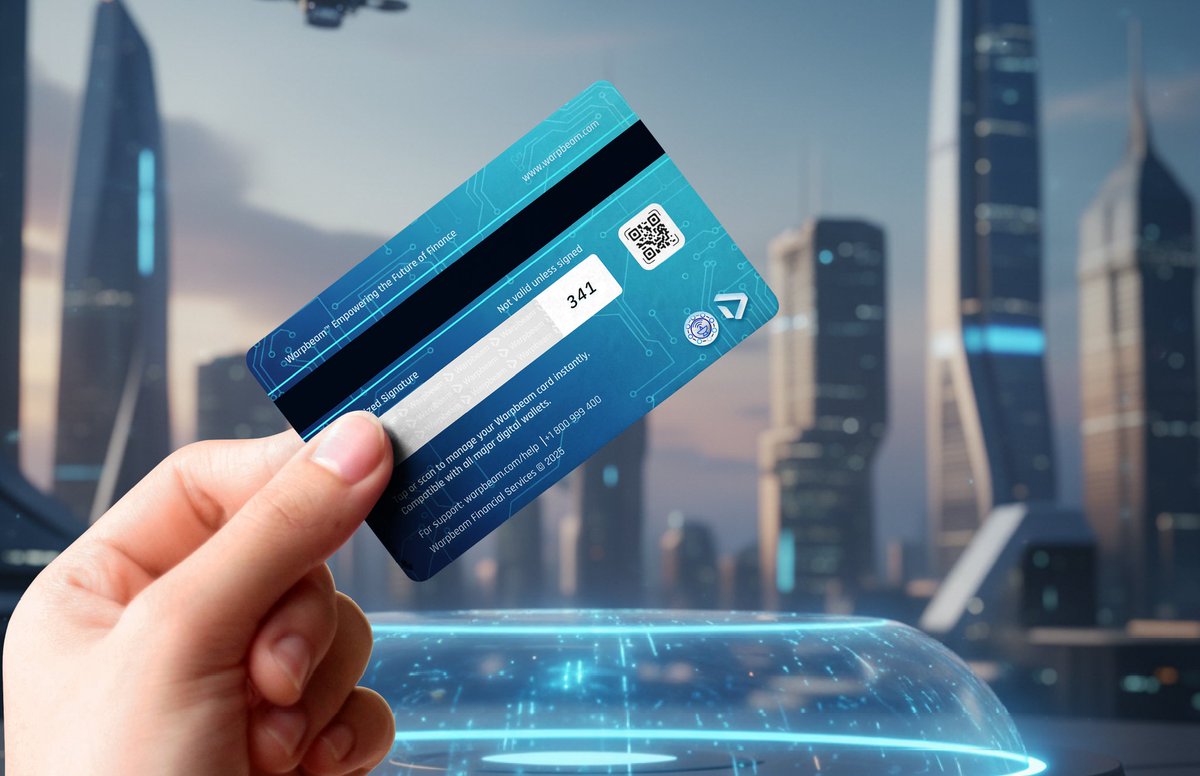 BlissDezigns's tweet photo. Just finished designing a next-gen credit card concept for @WarpBeam_io built around their vision of innovation, speed, and digital freedom.
This is my Entry for the for the #Wplaycard
Here’s what inspired the design 👇
↳ (energy + innovation) and (trust + technology) blended to reflect Warpbeam’s futuristic DNA.
↳ Layout: Minimal, modern, and functional every detail designed to feel sleek and intuitive.
↳ Experience: The front highlights identity and motion, while the back guides users with smart, human-centered info on how it works.
The goal was simple:
Make a fintech card that feels like the future, not just looks like one.
#Wplaycard