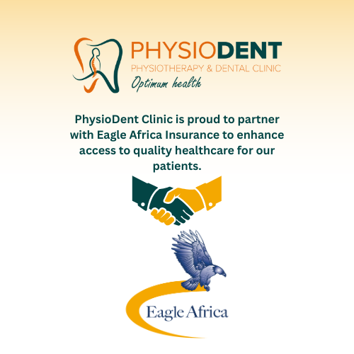 PhysiodentKE's tweet photo. Now accepting: AAR, Madison, MUA, MTN, Heritage, Eagle Africa, Kenya Alliance, and SHA (Social Health Authority).
Your health and smile come first at PhysioDent Clinic. 🌐 https://t.co/mgKn3wVRFn | 📞 +254 711 540002
#HealthcarePartners #DentalCare #Physiotherapy #WellnessForAll https://t.co/8FbQJEIeot