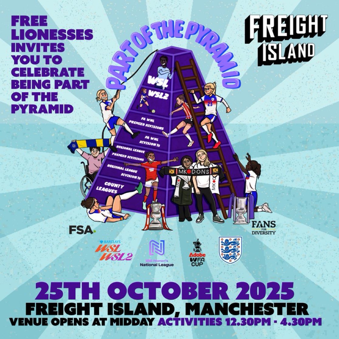 Heading to the match today? Then <a href="/FreeLionesses/">Free Lionesses</a> invites you to celebrate being #PartOfThePyramid ahead of the Lionesses game against Brazil. 

This is a 🆓 event but you need to register for a ticket in advance.  You can do that here:  eventbrite.co.uk/e/free-lioness…