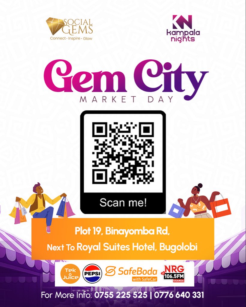 We are live!

Make your way to Plot 19 Binanyomba Road for the #GemCityMarketDay🥳🔥

Can’t wait to have you here