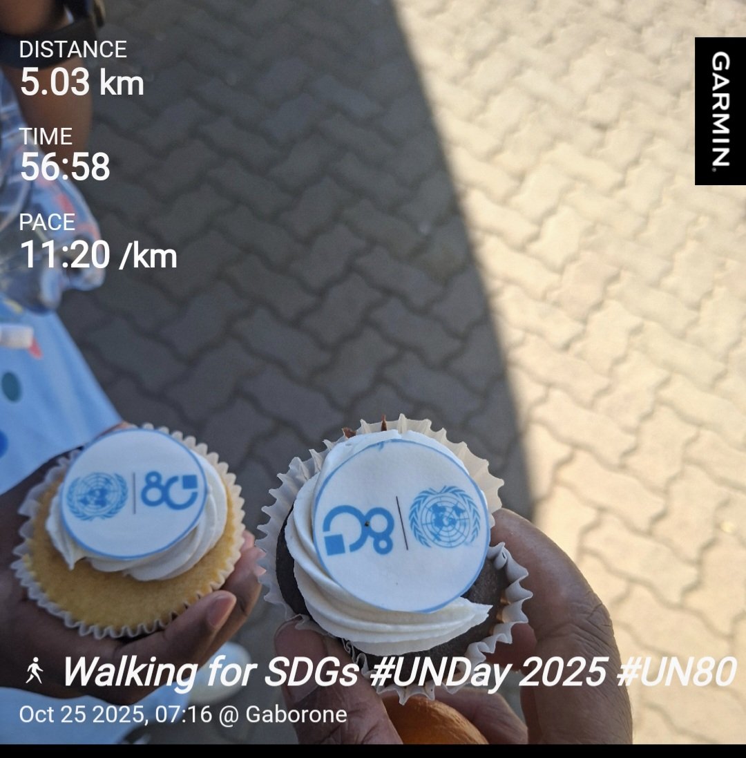 petironmom's tweet photo. Beautiful Saturday and good morning ! Went with my little buddy to celebrate #RunWalk4theSDGs #UNDay2025 #UN80 with a 5km walk #Team6am #FetchYourBody2025 . Have a beautiful day https://t.co/14loV7fX28