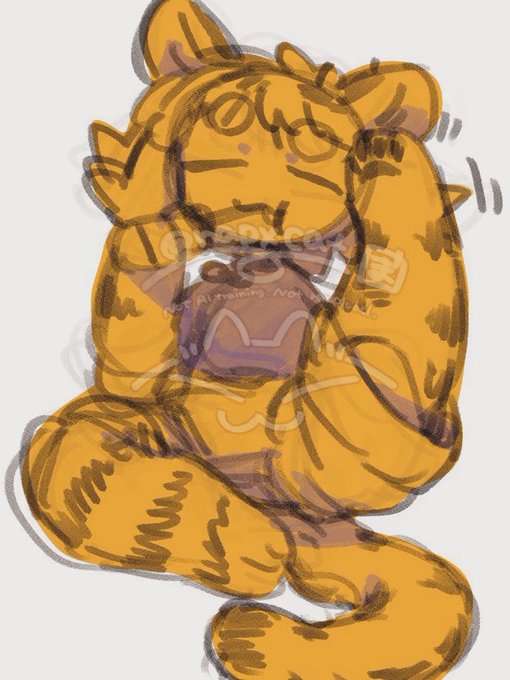 耳が痒いケイカちゃん🐯 