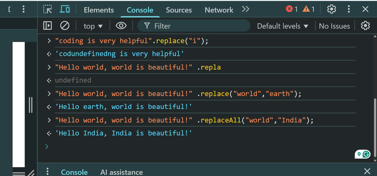 QuantumCoderDev's tweet image. Had an amazing intro to #JavaScript yesterday with @harshbhaiyaa  Bhaiya 💻
We learned:
✨ Why JS is important
🌐 Running JS in the browser
🔤 var, let, const
🖥️ console.log, error, warn
📥 prompt, alert
🧵 strings (slice, split, replace)
💬 template strings  @sheryians_