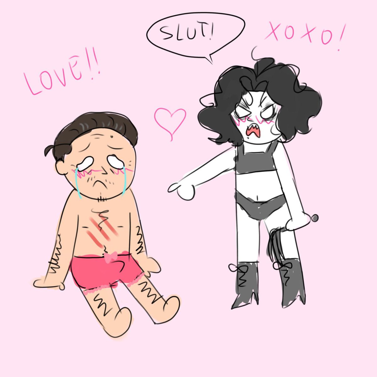Bill0Dagger's tweet photo. "I need to draw something!" Also the ONLY thing I can manage to draw rn

#selfship #yumeship https://t.co/vRVrhgRG4u
