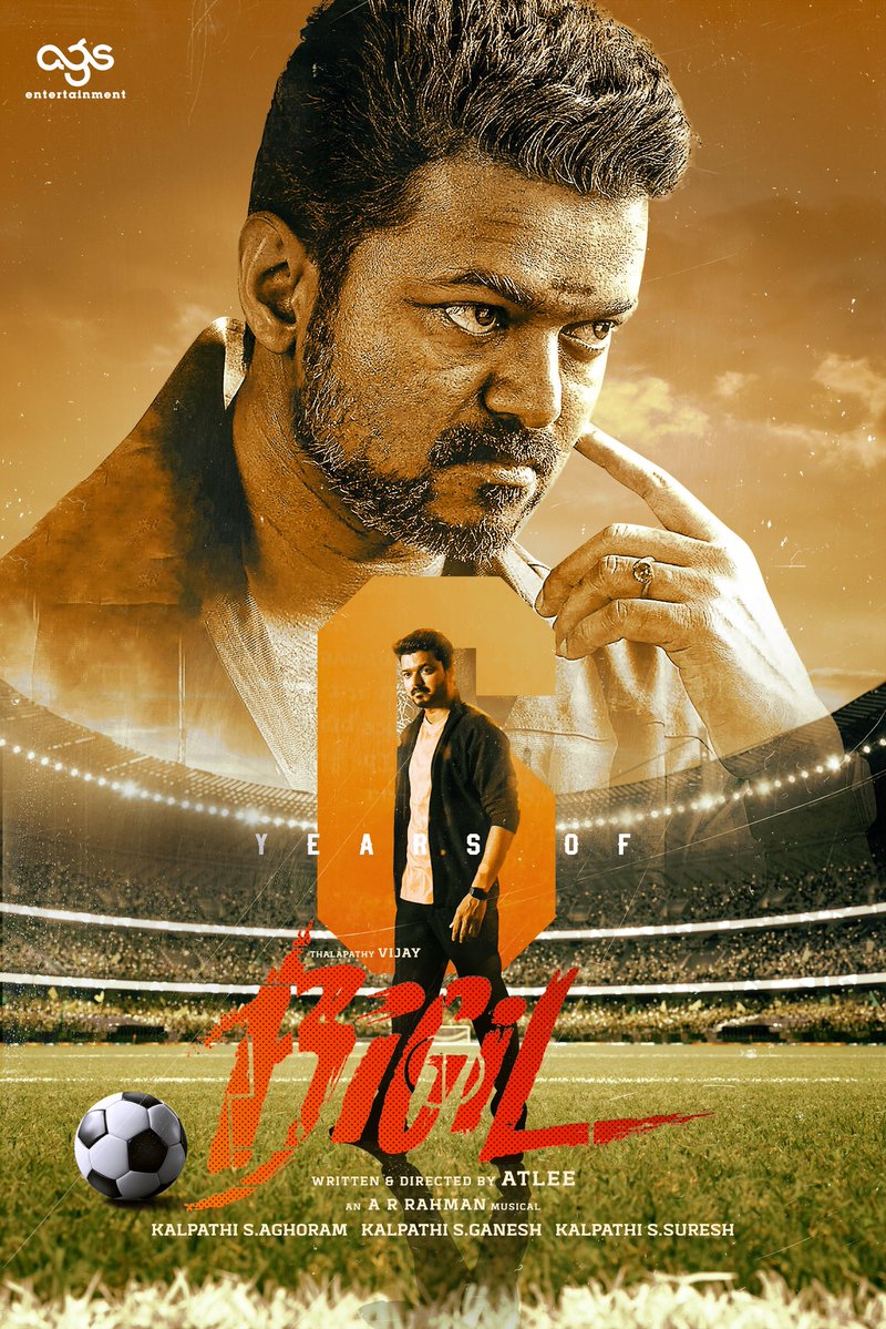Ags_production's tweet image. Celebrating 6 Years of “Cup Mukkiyam Bigilu” 💥
#6YearsOfBigil 
#KalpathiSAghoram 
#KalpathiSGanesh
#KalpathiSSuresh
Thalapathy @actorvijay sir @Atlee_dir @arrahman @NayantharaU @archanakalpathi @aishkalpathi @SonyMusicSouth