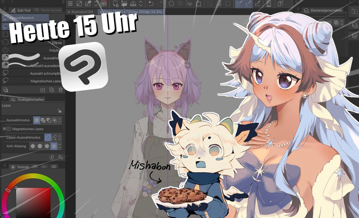 Mae Li 🌷comms OPEN (@maelibun) on Twitter photo Guten Morgen zusammen 💌
Etwas kurzfristig aber ich mache heute einen kleinen ersten Stream um 15 Uhr! 
<a href="/Misha_bon/">Mishabon✨</a> unterstützt mich und wir arbeiten an ein paar Art Projekten, kommt vorbei 💖
m.twitch.tv/maelibun/home Guten Morgen zusammen 💌
Etwas kurzfristig aber ich mache heute einen kleinen ersten Stream um 15 Uhr! 
<a href="/Misha_bon/">Mishabon✨</a> unterstützt mich und wir arbeiten an ein paar Art Projekten, kommt vorbei 💖
m.twitch.tv/maelibun/home