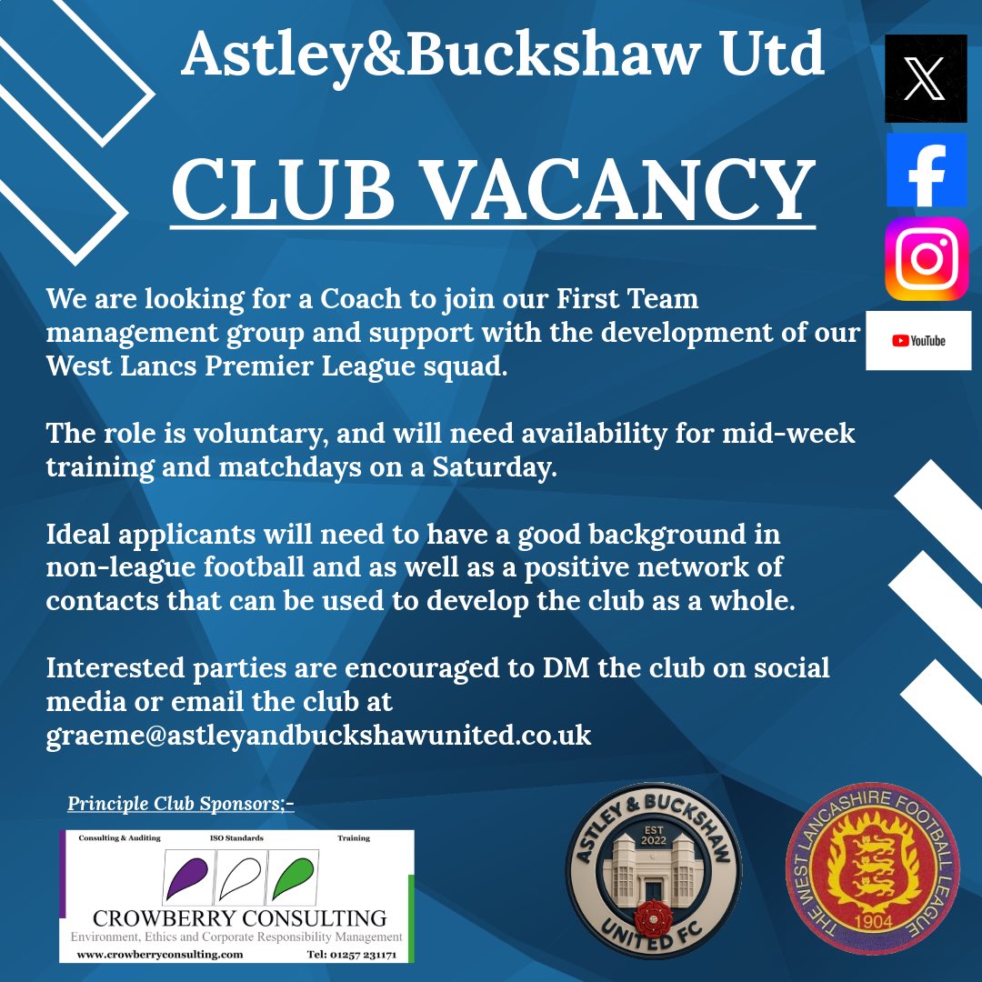 Astley & Buckshaw Utd tweet media