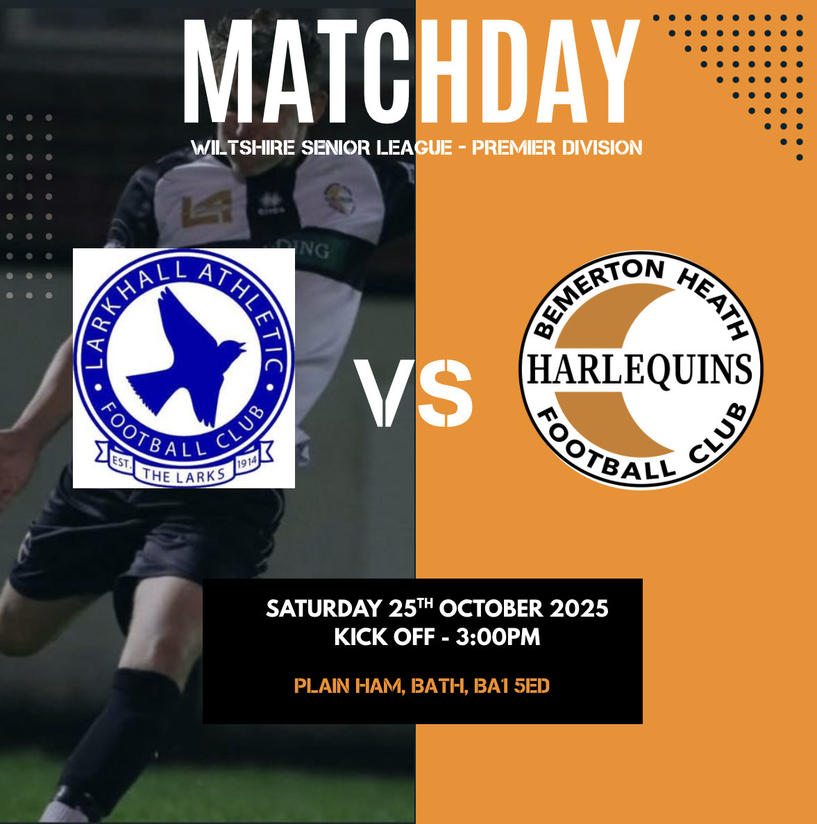 MATCHDAY: Our first team are at home today against <a href="/Brock_FC/">Brockenhurst FC</a> in the <a href="/WessexLeague/">Velocity Wessex League</a> - whilst the reserves <a href="/BhhfcR/">BHHFC Reserves</a> travel to Bath to take on <a href="/LarkhallAFC/">Larkhall Athletic FC</a> Devs in the <a href="/WiltsLeague/">Wiltshire Senior League</a> Premier division.

Good luck to both sides ⚽️⚫️⚪️🟠🤞🏻