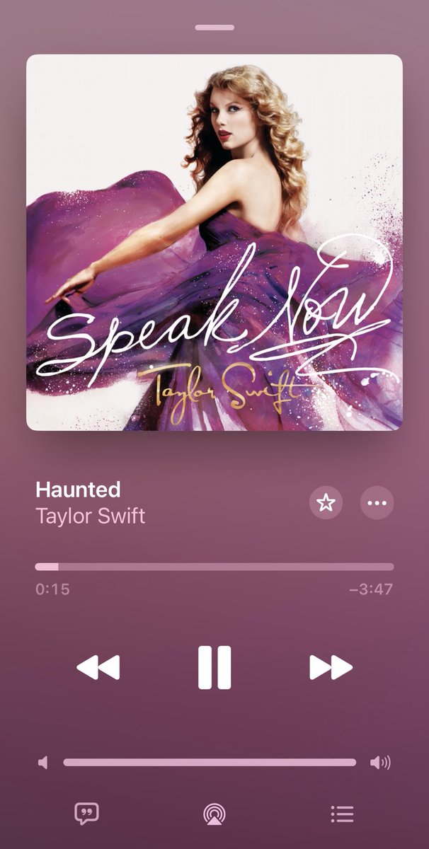 thefateofvicky's tweet photo. happy 15th birthday of my first album release as a fully fledged swiftie, been my holy bible and number one ever since, long live speak now ❤️💜 #15YearsOfSpeakNow https://t.co/8kpCu7pgut