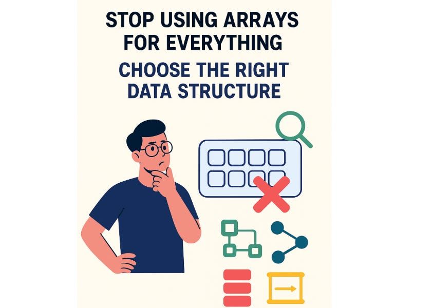javinpaul's tweet image. Stop Using Arrays for Everything — Choose the Right Data Structure buff.ly/Ikd0Wbh