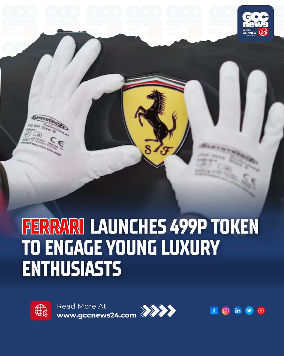 gccn24's tweet image. Ferrari launches Token Ferrari 499P for elite fans to bid on the iconic  car using digital tokens. 
A bold move into crypto! 
.
Read more: gccnews24.com/ferrari-introd… 
.
#Ferrari  #Token499P #CryptoLuxury #LeMans
