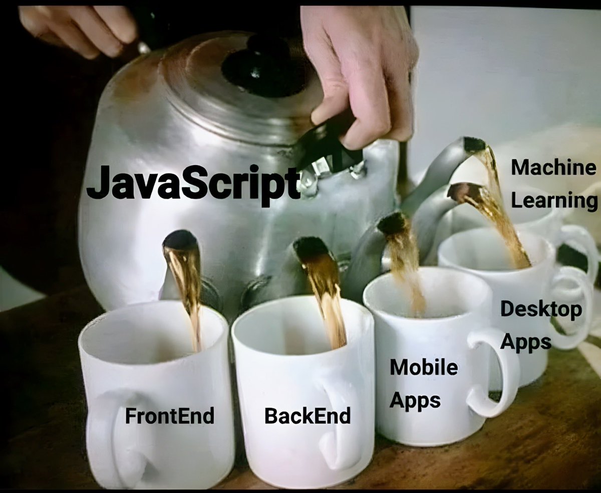 lingodotdev's tweet image. JavaScript can do it all 👌