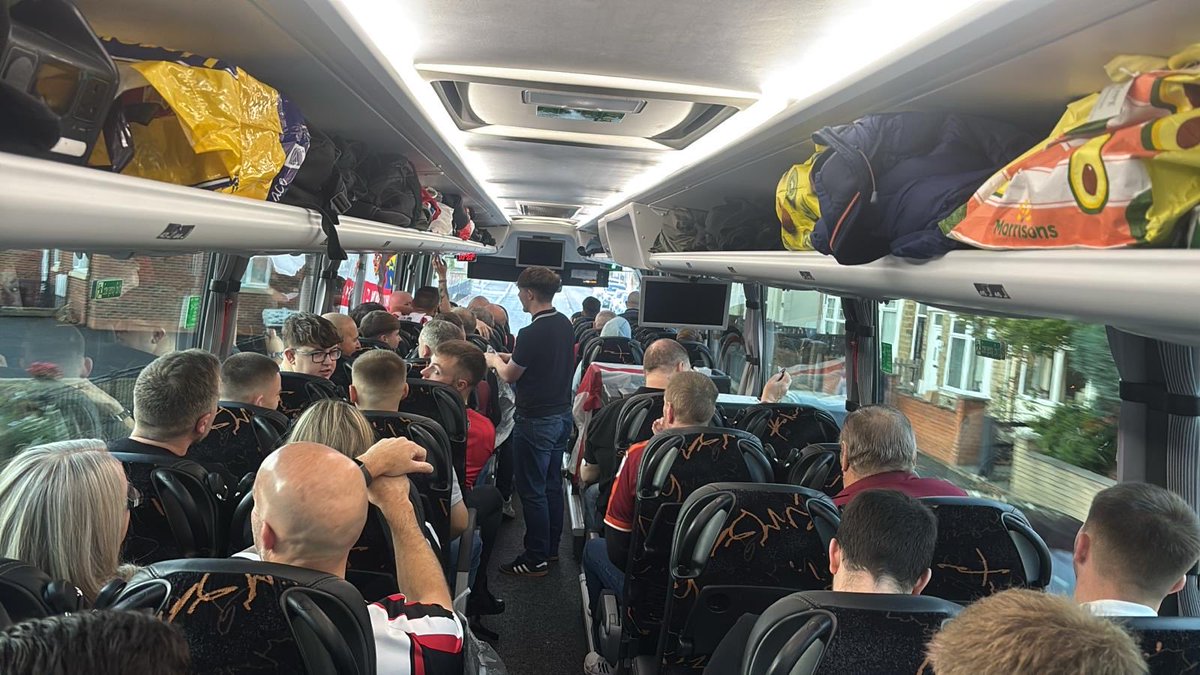 We’re on route to Kidderminster! ⚫️⚪️ #Moors