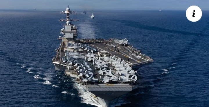 KibetGlobal's tweet photo. With a displacement of more than 100,000 tons and a length of 1,100 feet (334 meters), the Ford is the largest warship the US has ever put to sea. #KGA #Trendingnow
@CNN https://t.co/yuqwp9VXwX