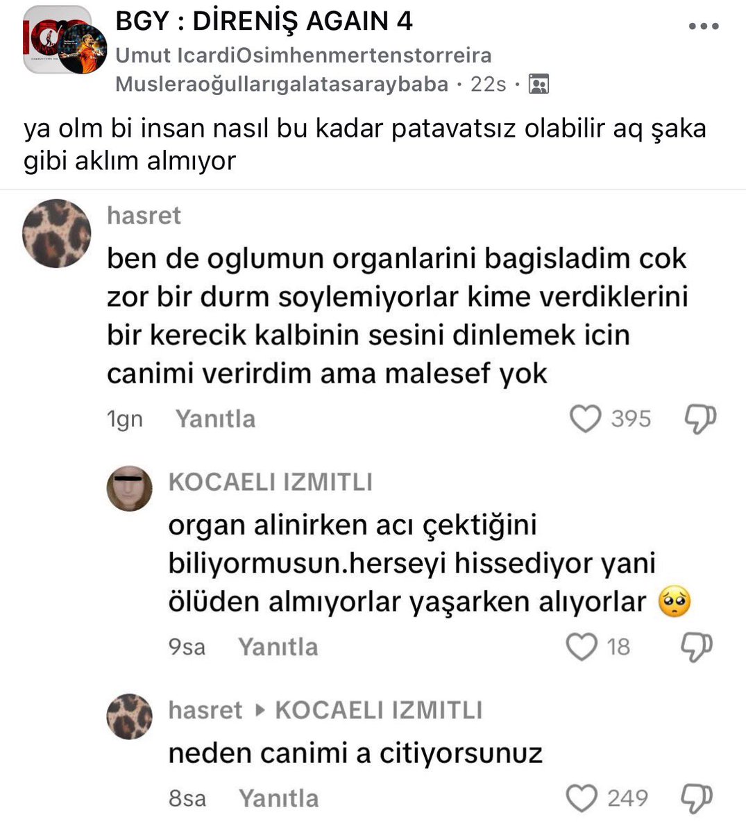 muhtemelen hayatı boyunca hiç sevgi görmemiş.. saf kötülük, yazık.