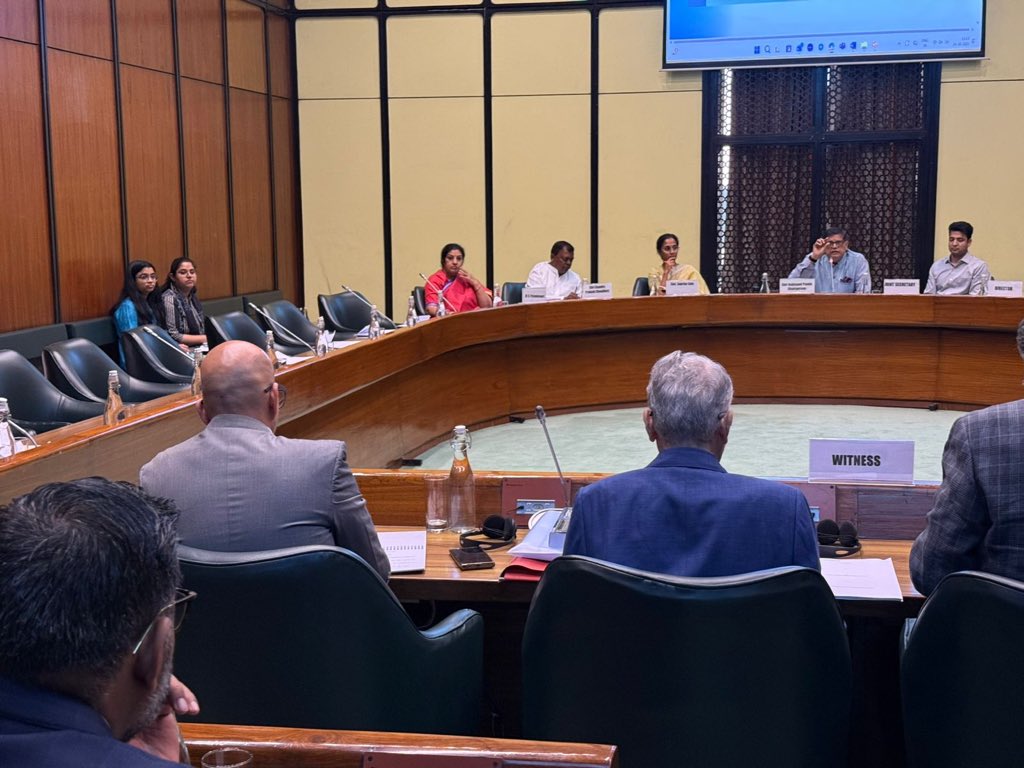 Attended a meeting of the Parliamentary Select Committee on the Insolvency &amp; Bankruptcy Code (Amendment) Bill, 2025 in New Delhi. Engaging with industry leaders from CII, FICCI, ASSOCHAM, and PHD Chamber to gather valuable insights on proposed reforms for a stronger insolvency