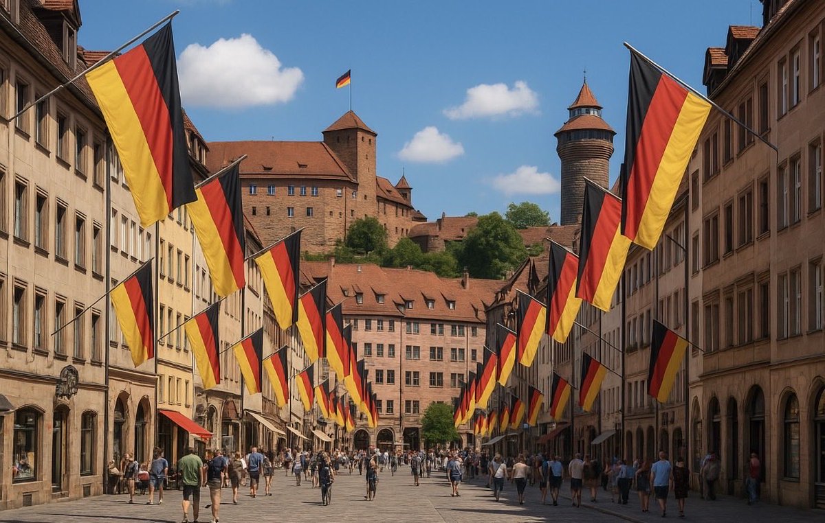 Schöne Grüße aus Nürnberg an alle Freunde unserer schönen Heimat! 
🇩🇪🙏

Sogar an den Staatsschutz. Ich hoffe, ihr kriegt Pickel bei dem Anblick!