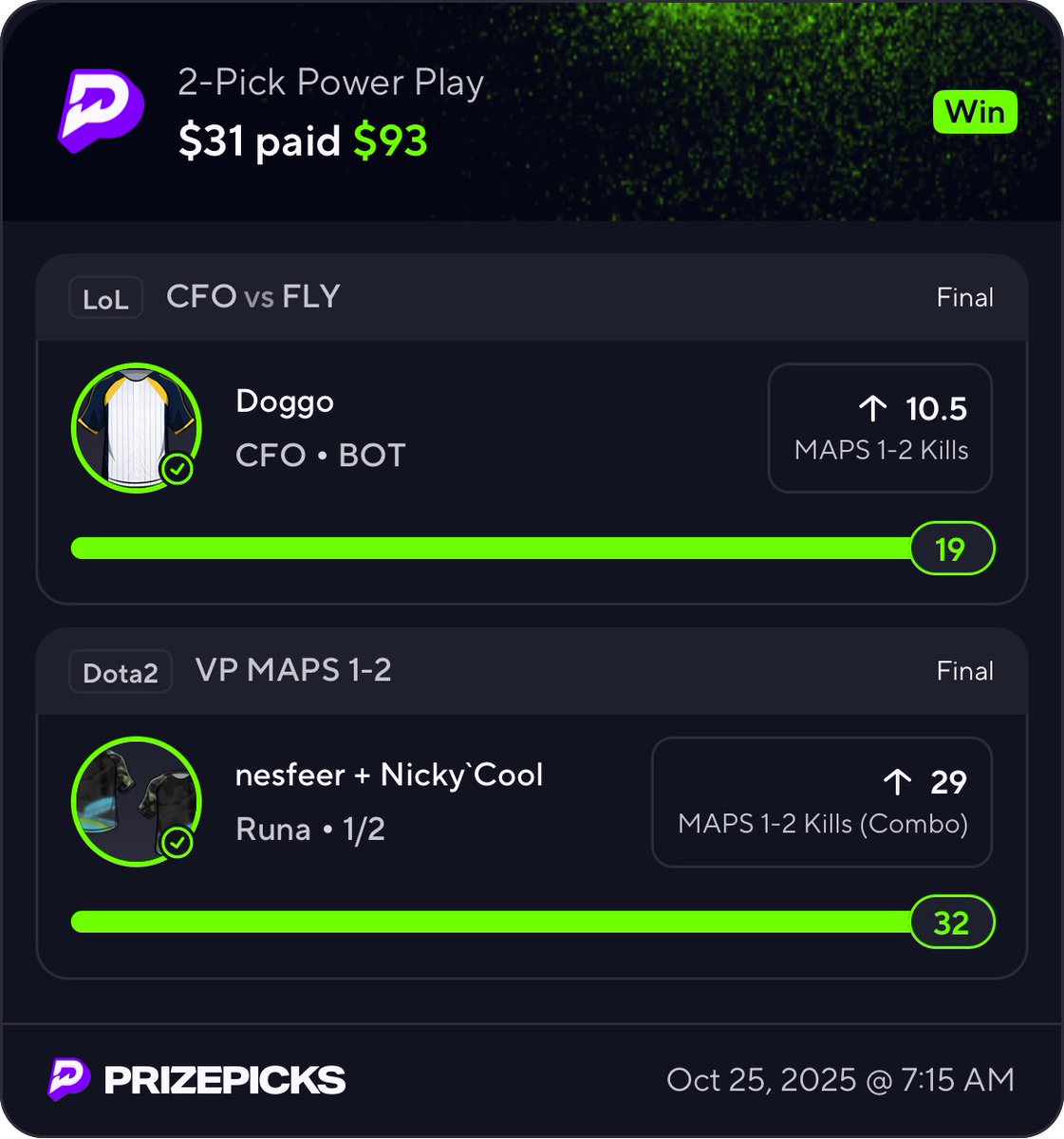 Swift_DFS's tweet image. Another day another cash!!