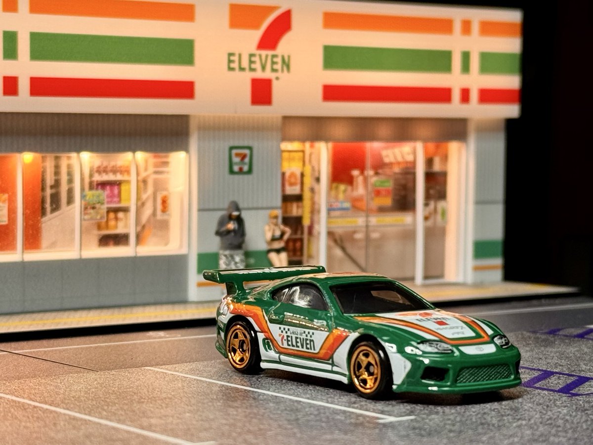 Hot Wheels SILVER SERIES 7-ELEVEN TOYOTA SUPRA 海外セブンイレブン