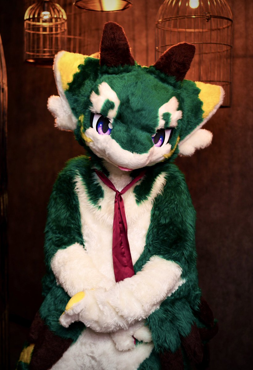 サンにゃ　ケモノ　着ぐるみ　水色 ケモノ着ぐるみ