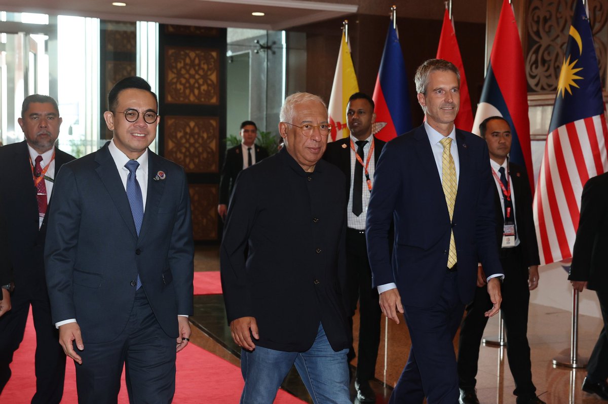 Honored to welcome <a href="/eucopresident/">António Costa</a> António Costa to Malaysia for the ASEAN Summit. This visit underscores the EU’s commitment to closer engagement with the region. Looking forward to fruitful discussions and to further strengthening EU-Malaysia relations. 🇲🇾🇪🇺 #ASEAN2025