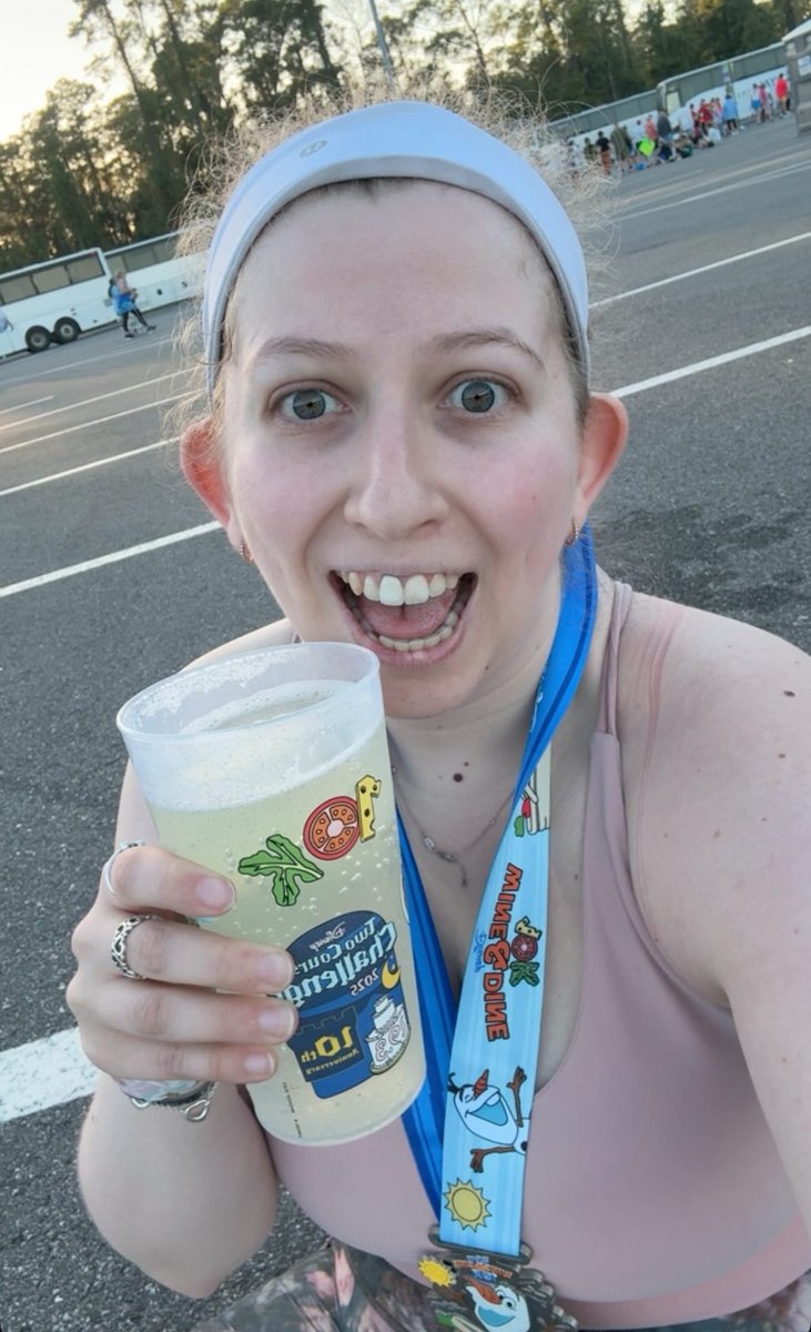 Wine and Dine 10K ✅ See ya tomorrow morning for the 1/2 marathon <a href="/runDisney/">runDisney</a>!

Now to spend the day watching <a href="/DisneyLorcana/">Disney Lorcana</a> and cheering on <a href="/TFM_Lorcana/">The Forbidden Mountain</a>! 

Yes if you can’t tell I love Disney ❤️ #rundisney #DisneyLorcana