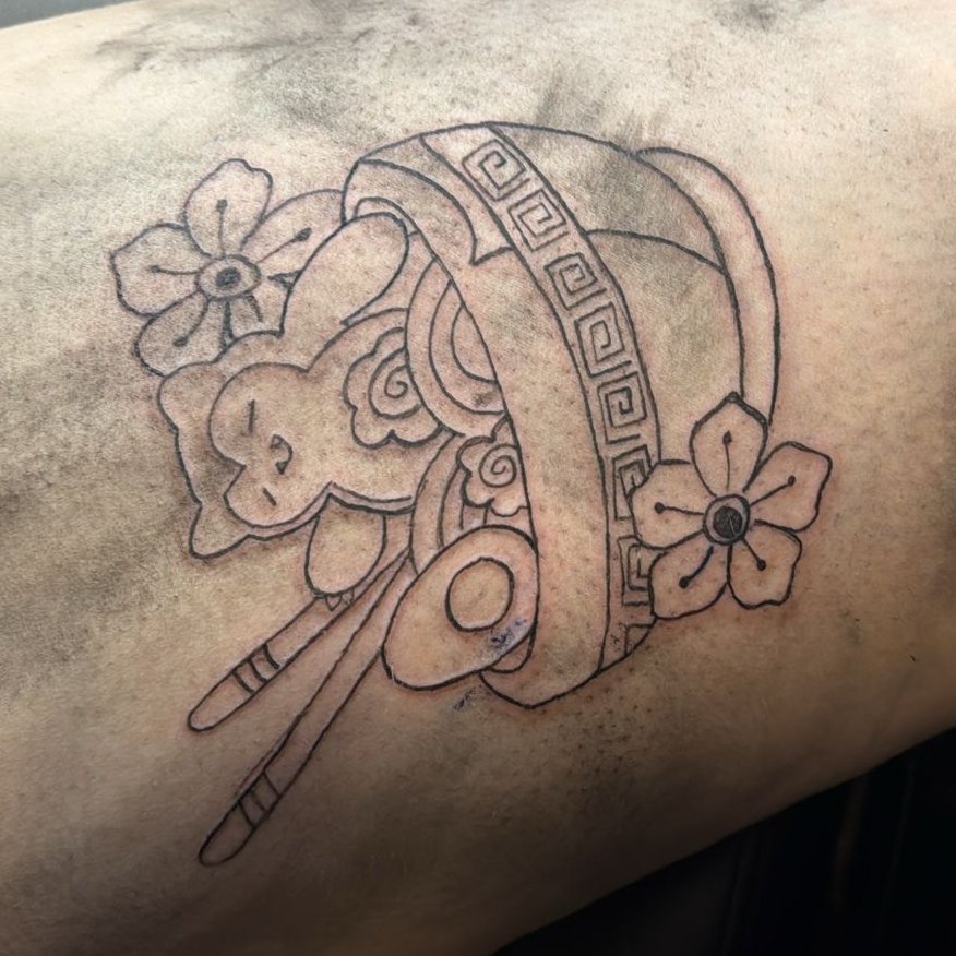 does it look kinda wonky? yes
do I like it none the less? yes!

it still gotta heal and because I am a wuss we need to do it in 2 parts :3