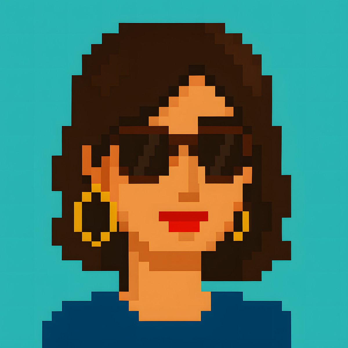 ValinoArt's tweet image. She doesn’t follow trends. She is one.
Solar Glare -a 1/1 pixel portrait at 4000px resolution, built with attitude, accessories, and absolute control.
Cool. Clean. Collected.
Piece #2 from #PixelPulseGenesisFive collection
🔗 objkt.com/tokens/KT1Aimh…
#NFTArt #1of1…