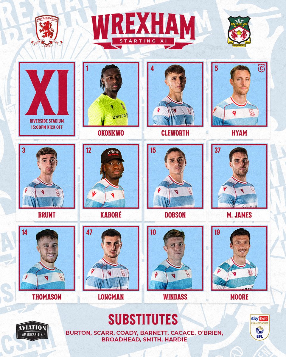 Wrexham_AFC's tweet image. Team news has landed 👊

🔴⚪ #WxmAFC