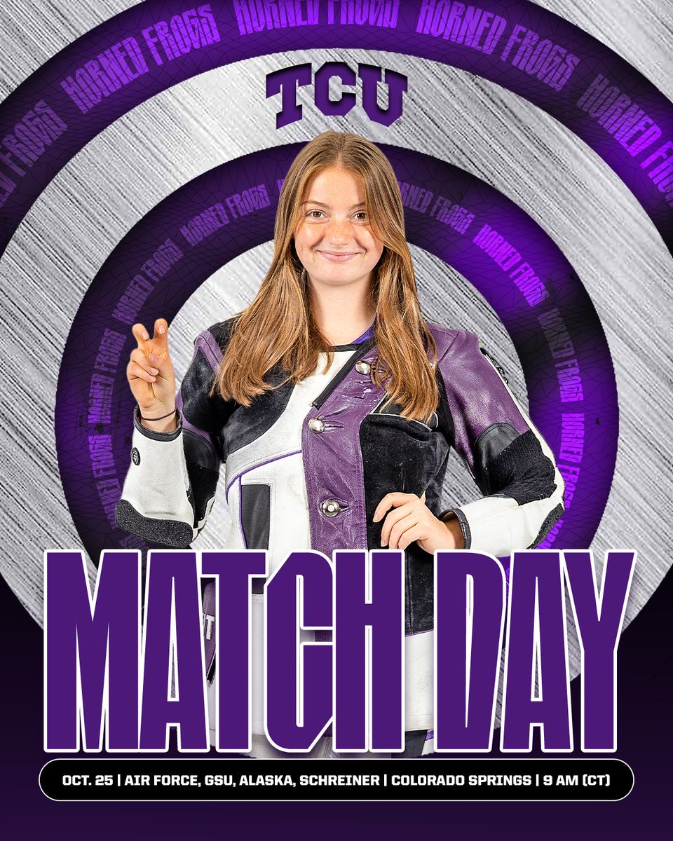 MATCH DAY!

Four Top-15 teams set to take the line Saturday at Air Force.

🔗 linktr.ee/tcurifle