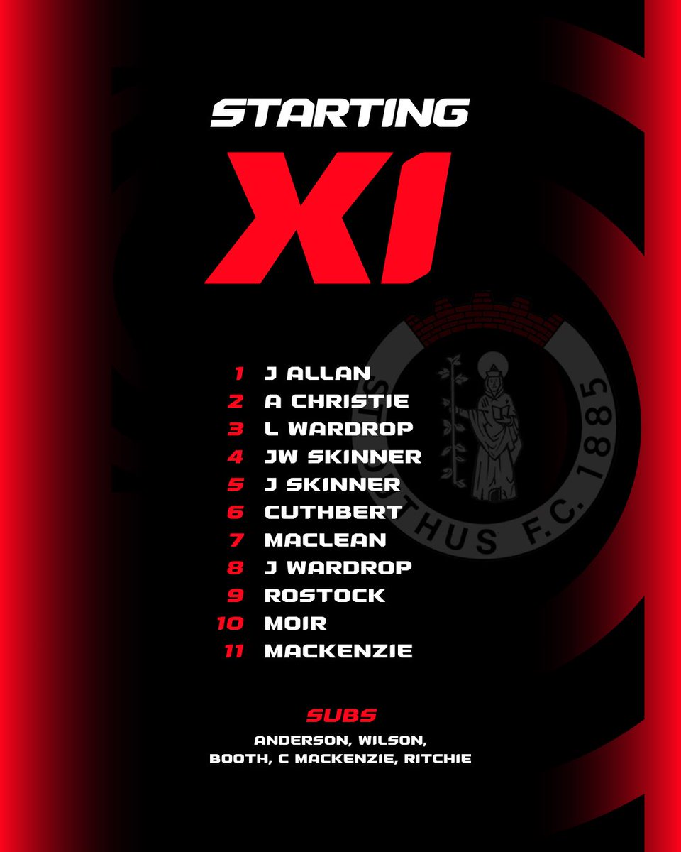 Today’s #Saints away to Clachnacuddin A in Evanton.