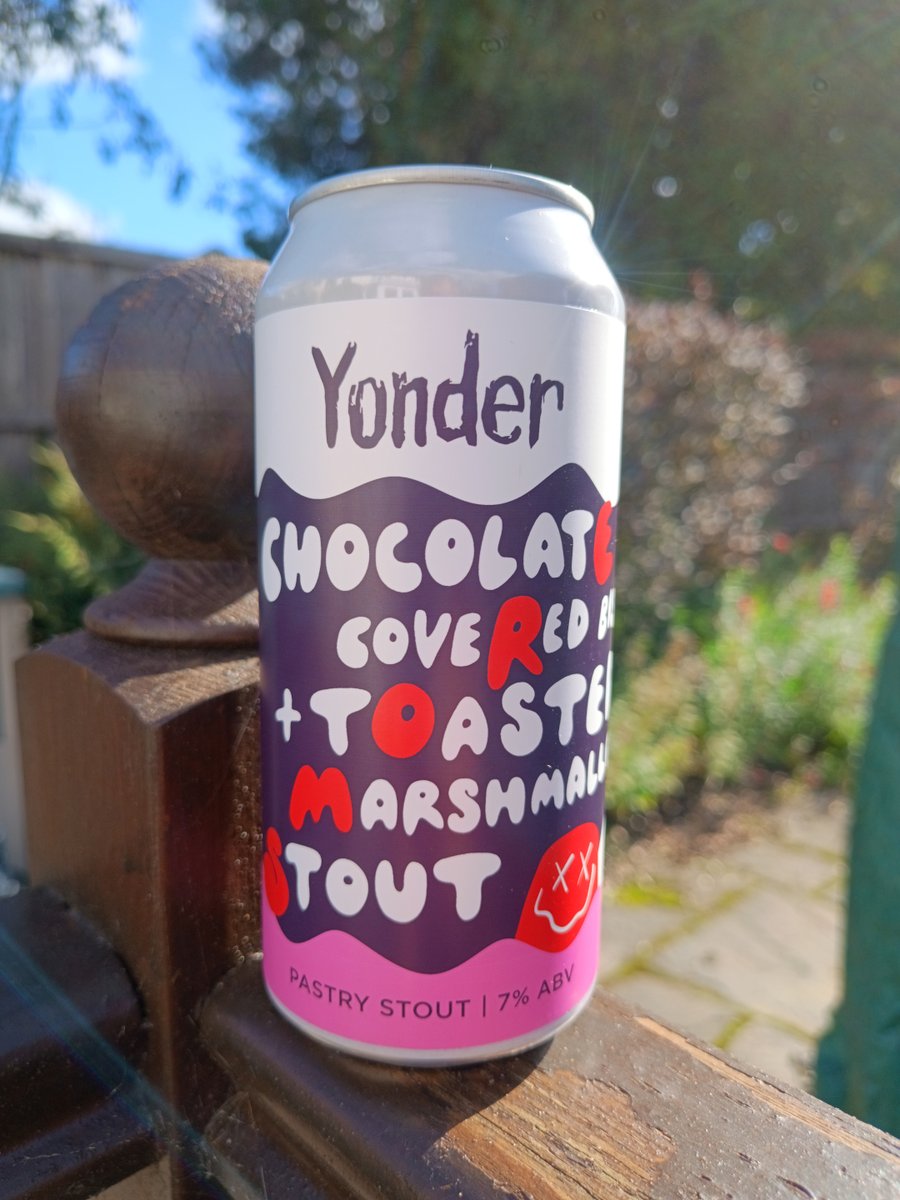 pop_star's tweet image. S'More a 7.0% Chocolate Covered Biscuit + Toasted Marshmallow Pastry Stout from #brewyonder Colour black. Flavour chocolate, biscuit, creamy, vanilla marshmallows. 7.0/10
#somersetbeer
#stoutlover
#stoutlovers
#pastrystout
#chocolatestout
#stoutbeer
#craftstout
#beerinacan