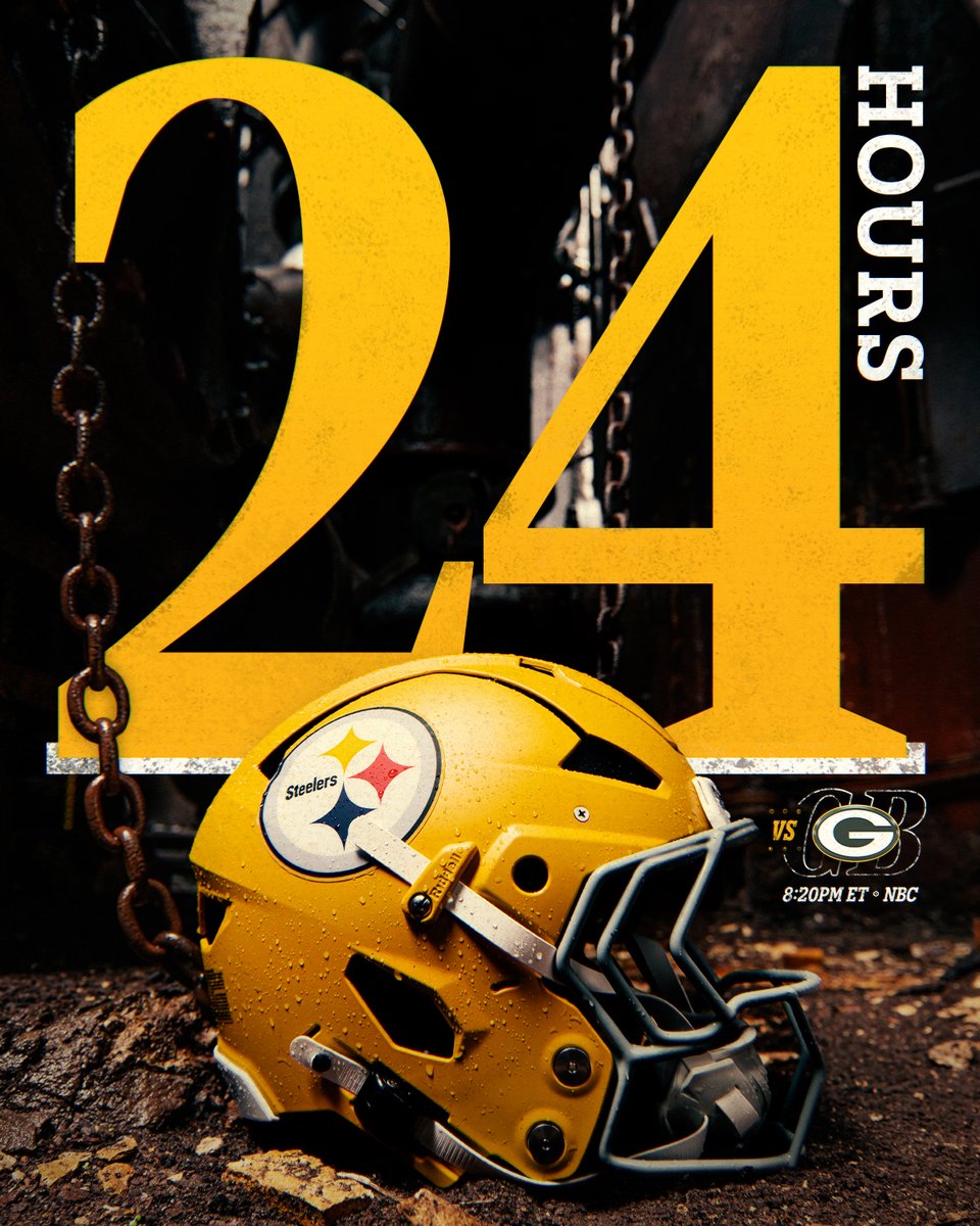 steelers's tweet image. This time tomorrow ⏰