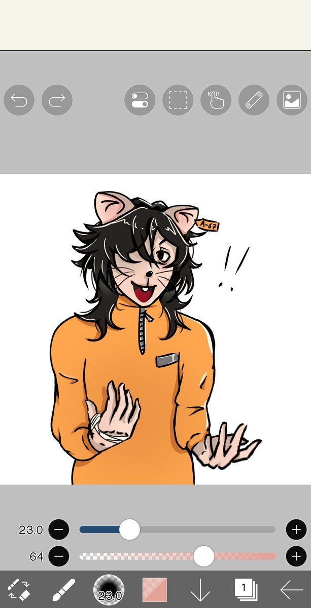 Drew oomf's oc but brainrotified. Sorry a-327