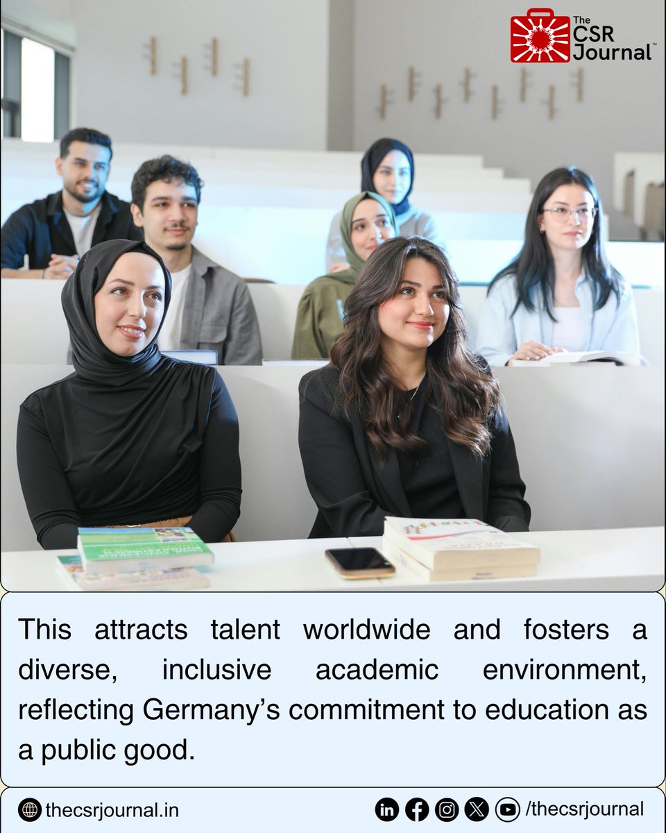 thecsrjournal's tweet photo. Learn without limits! 🎓 In Germany, college education is FREE for everyone—locals and internationals alike. 🌍✨ 

#StudyInGermany #FreeEducation #GlobalLearning #HigherEd #NoTuition #EducationForAll #StudyAbroad #FutureReady #LearnWithoutLimits https://t.co/oa5Z29CgaP