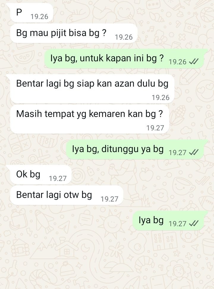 Ahmadineja86117's tweet image. Makasih banyak bg udah datang lagi pijit bg.
Terima yg minat pijat massage, capek², masuk angin, pegal2 , kurang enak badan dll

#pijitpekanbaru
#pijitpku
#pijitvitalitas 
#pijitrepleksi
#vitalitas.