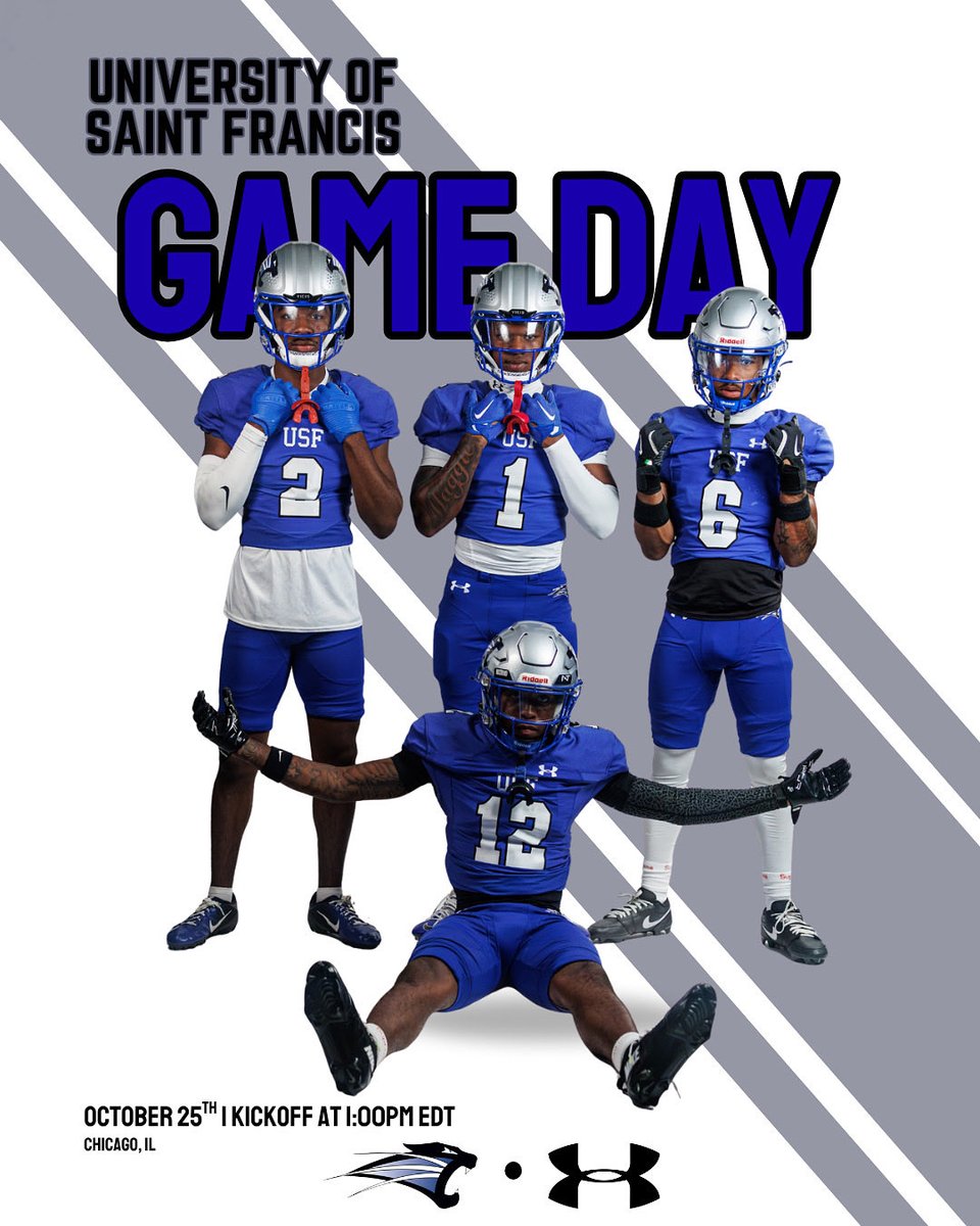 GAMEDAY, COUGAR NATION! 🐾🔥
One last road trip before we’re back home 

🆚 Saint Xavier University
📅 Saturday, October 25th
🕛 12:00 PM (CST)
🎥 youtube.com/@saintxavierun…