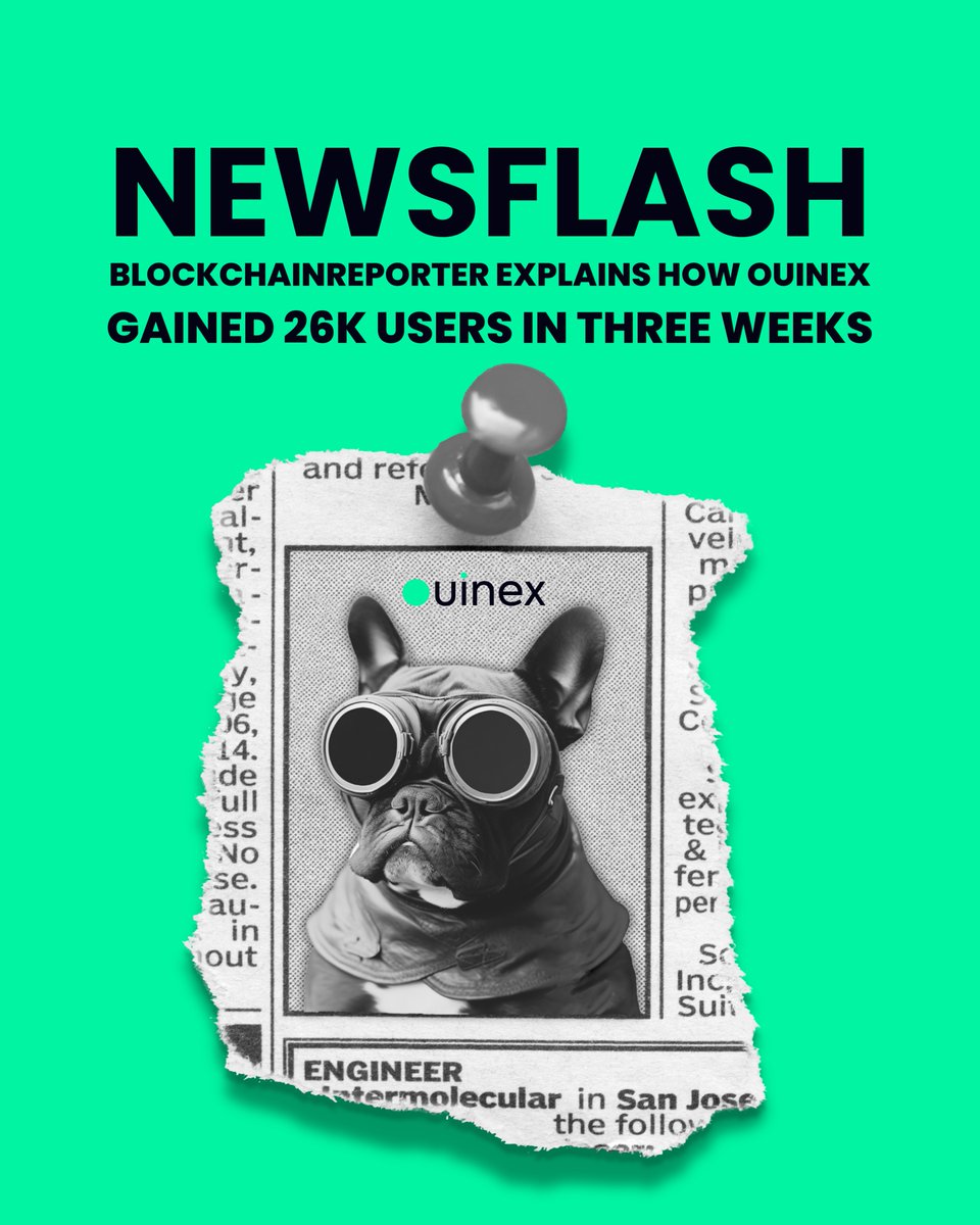 Ouinex (@ouinex) on Twitter photo We're in the news again! BlockchainReporter has published an article about how Ouinex attracted 26k new users in less than three weeks! They also explain what makes the Ouinex trading platform so unique. Well worth the read!  taap.it/hyXmas We're in the news again! BlockchainReporter has published an article about how Ouinex attracted 26k new users in less than three weeks! They also explain what makes the Ouinex trading platform so unique. Well worth the read!  taap.it/hyXmas