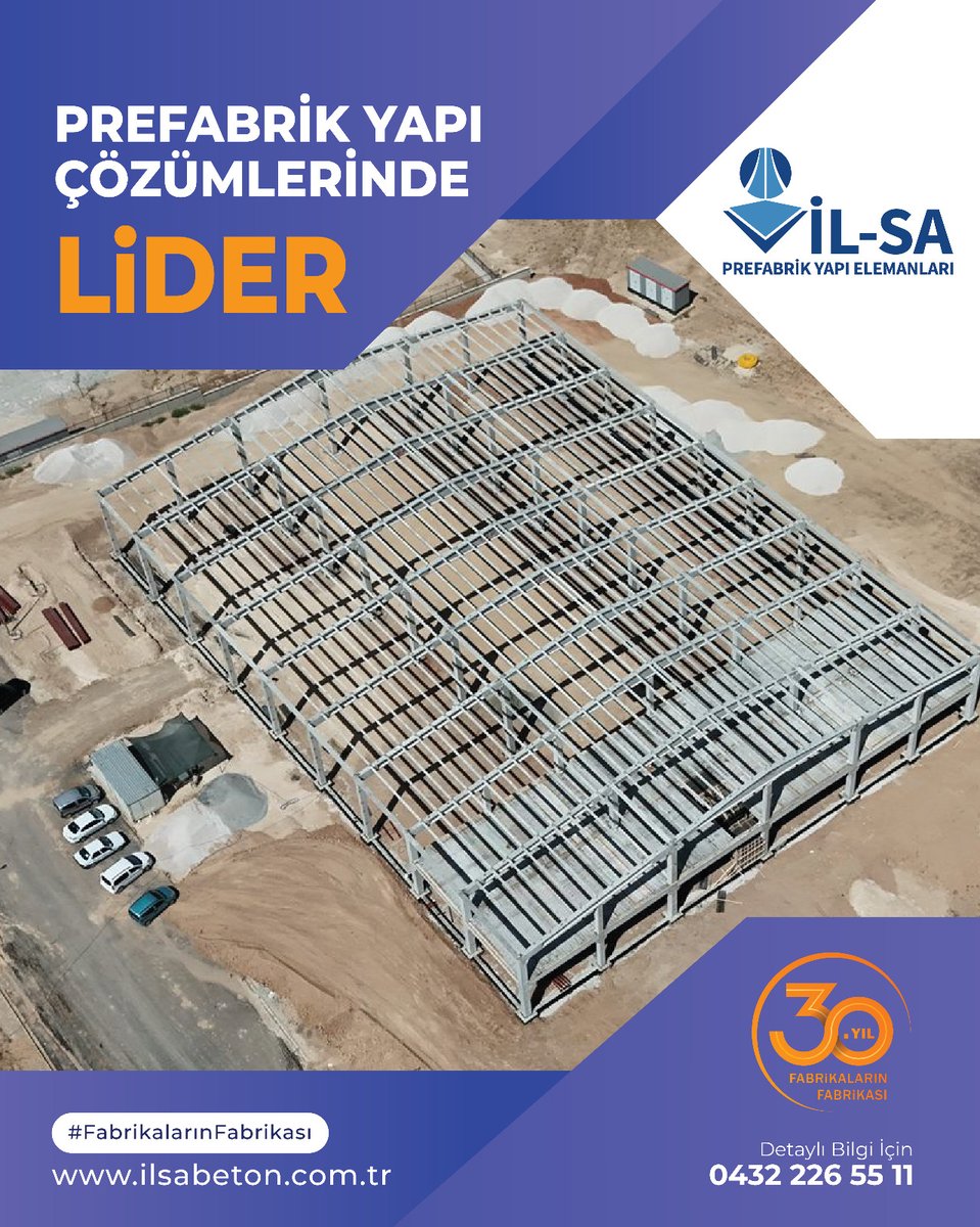 Prefabrik yapı çözümlerinde öncü yaklaşım, mühendislik gücü ve kalite anlayışıyla fark yaratıyoruz.
Her proje, İlsa Beton’un güven veren imzasını taşır.
🔹 Prefabrik yapı çözümlerinde lider: İlsa Beton.

#İlsaBeton #Prefabrik #Mühendislik #YapıSektörü #GüvenleİnşaEdiyoruz