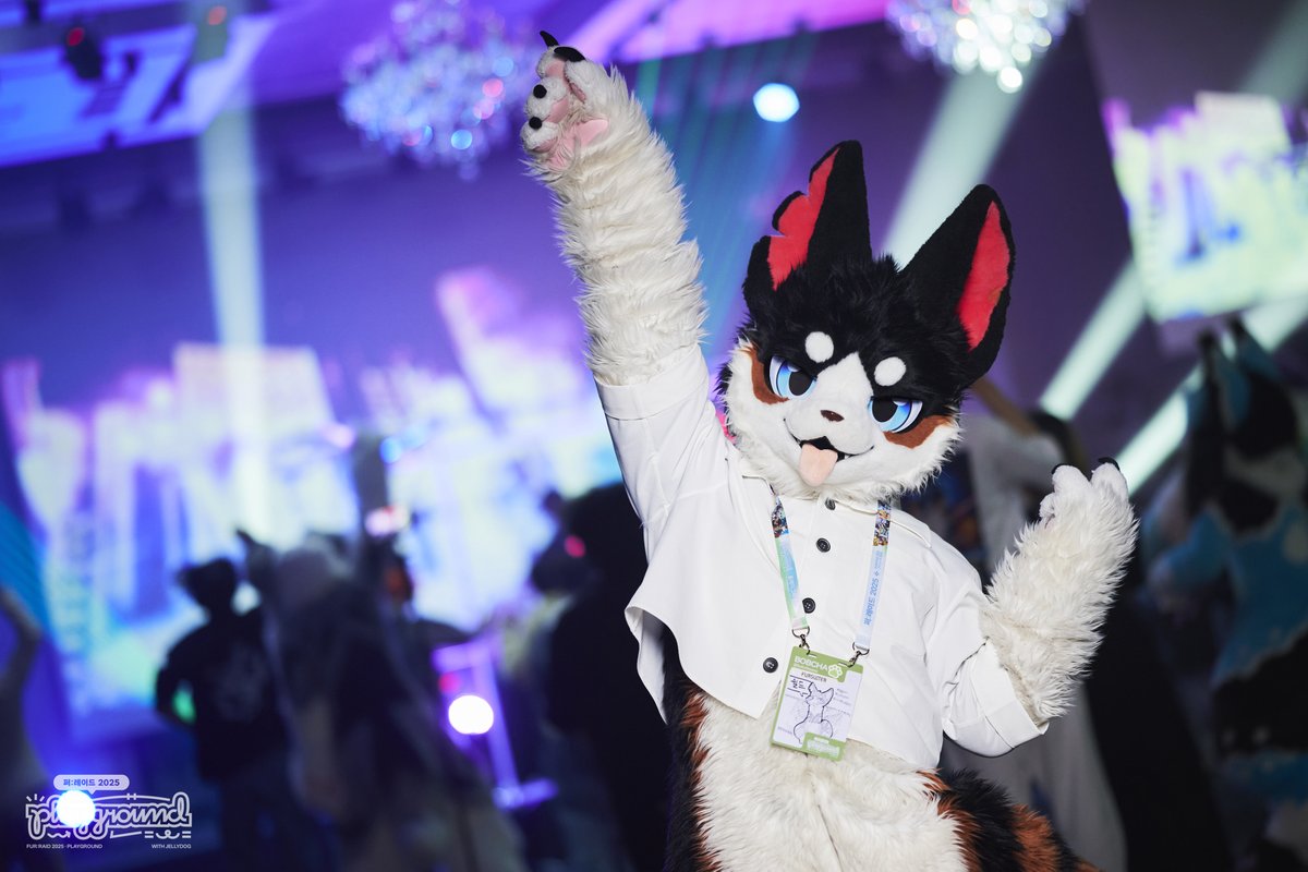 #FursuitEveryday 
#퍼레이드  
#furraid 
Let's DJ PARTY!!!!!!!!!!!!!🐶🪩