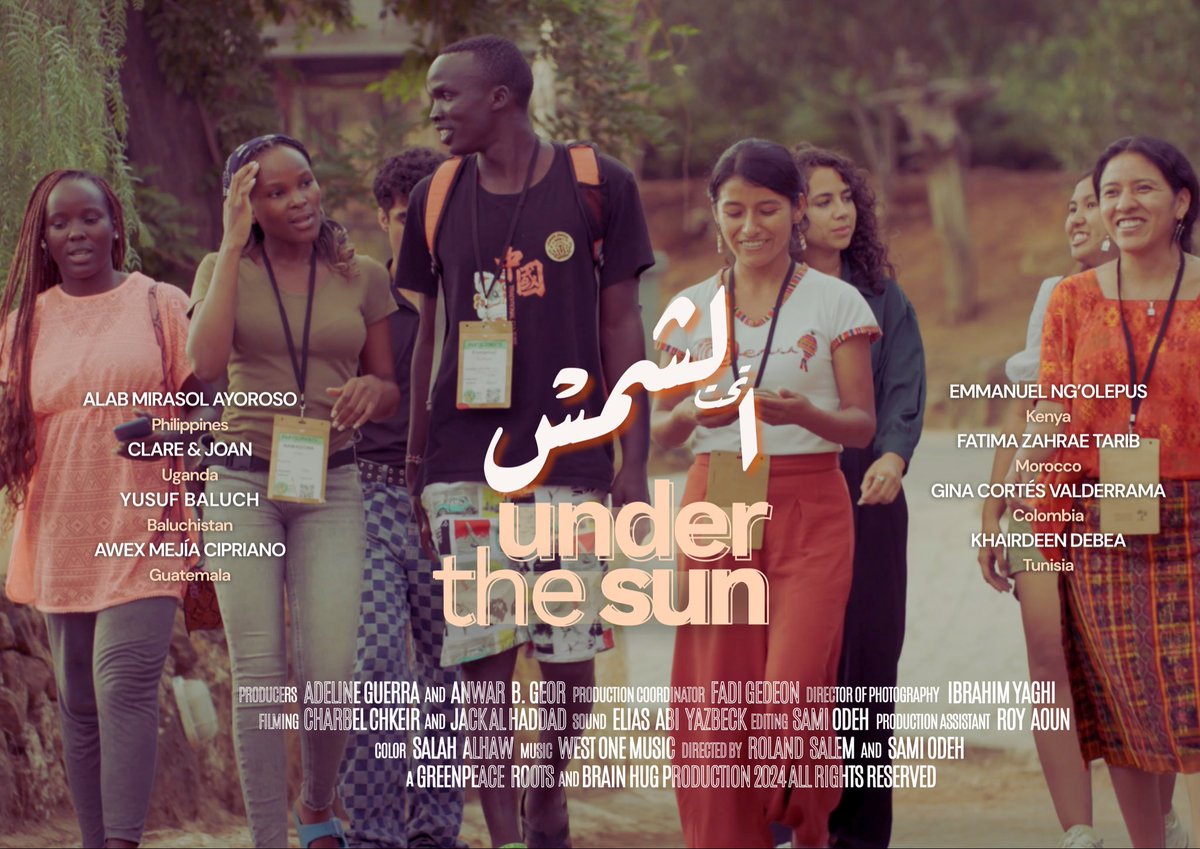 🌞 Countdown continues! Just days to the global launch of Under The Sun Film ✨🍃
This isn’t just a film; it’s a movement. Young leaders from the Global South are turning resistance into renewal.

• Share the film
• Join the call for #ClimateJustice
⏳ Launch: Nov 7-26, 2025