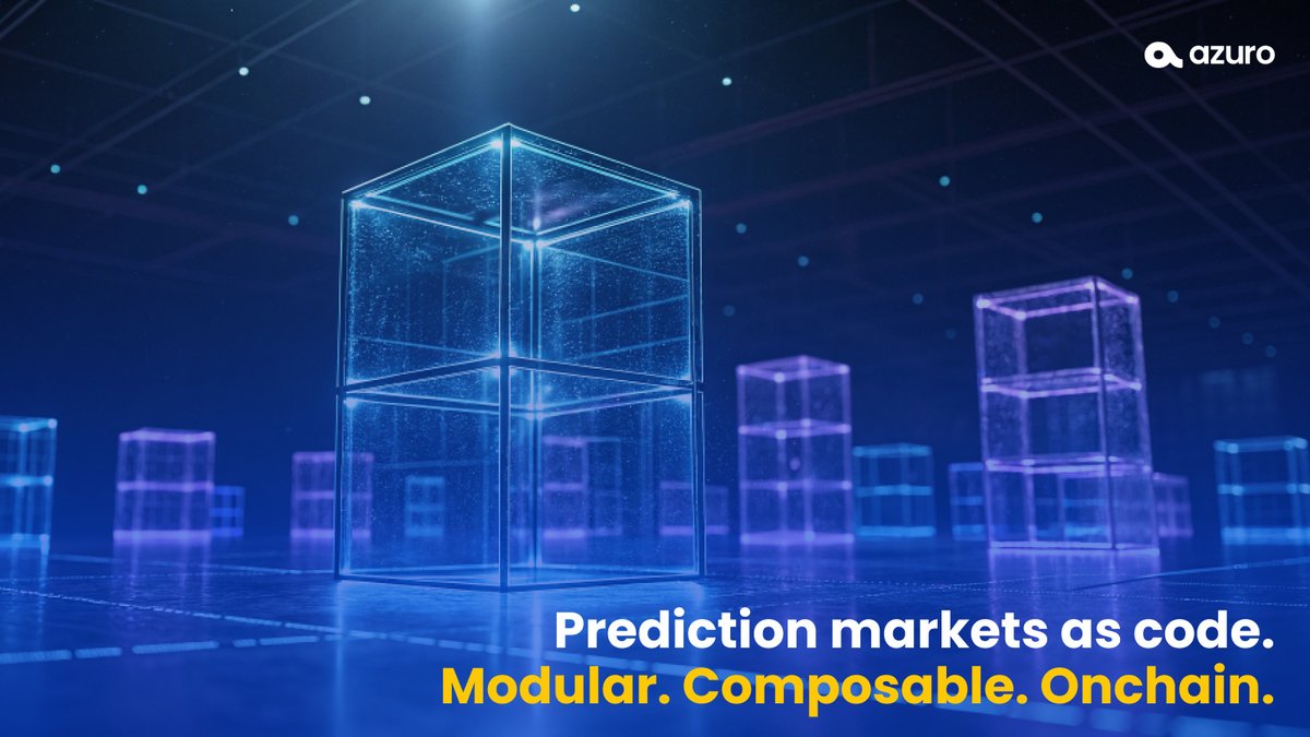 azuroprotocol's tweet image. 🧩 Prediction markets aren’t just apps. They’re building blocks.
Plug them into SocialFi.
Embed them into DAOs.
Let AI spin up markets in real time.
Azuro turns predictions into primitives – Modular, onchain, unstoppable ⚡️