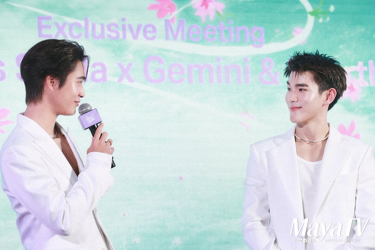 mayaonline2002's tweet image. เจมีไนน์ นรวิชญ์ #Gemini_NT และโฟร์ท ณัฐวรรธน์ #Fourthnattawat ร่วมสัมผัสประสบการณ์ความหอมของทุ่งดอกไม้ใจกลางเมือง “King’s Stella Feel the Bloom” 

Interview📽🔗youtu.be/6OuUDL5YT7w?si…

#KingStellaxGeminiFourth
#GeminiFourth #เจมีไนน์โฟร์ท