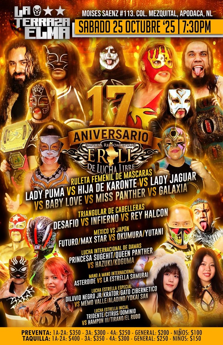 ¡¡¡Hagamos de hoy otro día maravilloso!!!

今日も試合だー！！！
 #CMLL #STARDOM #FWC