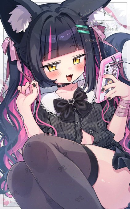 skeb絵です🖤🎀 
