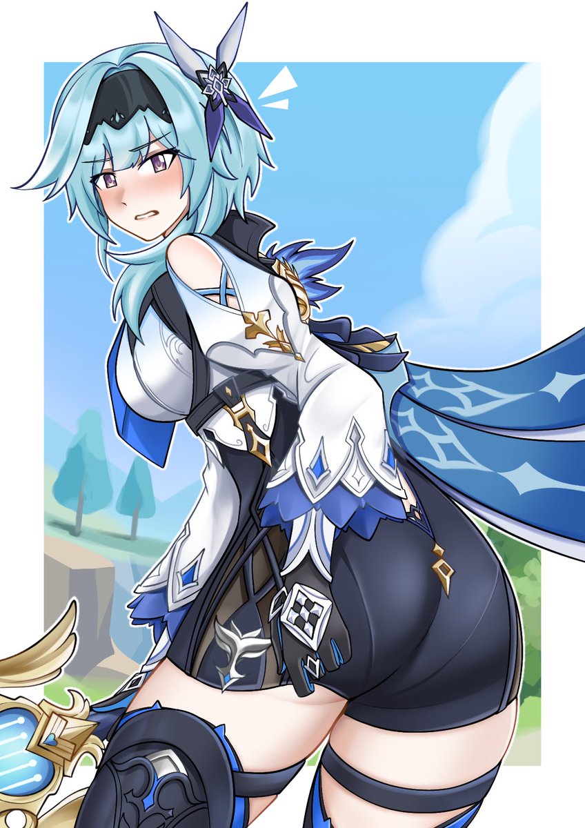 No1rSaki's tweet photo. Happy birthday Eula🎉

#GenshinImpact #Eula #エウルア生誕祭2025 https://t.co/Qvo5EC1sDw