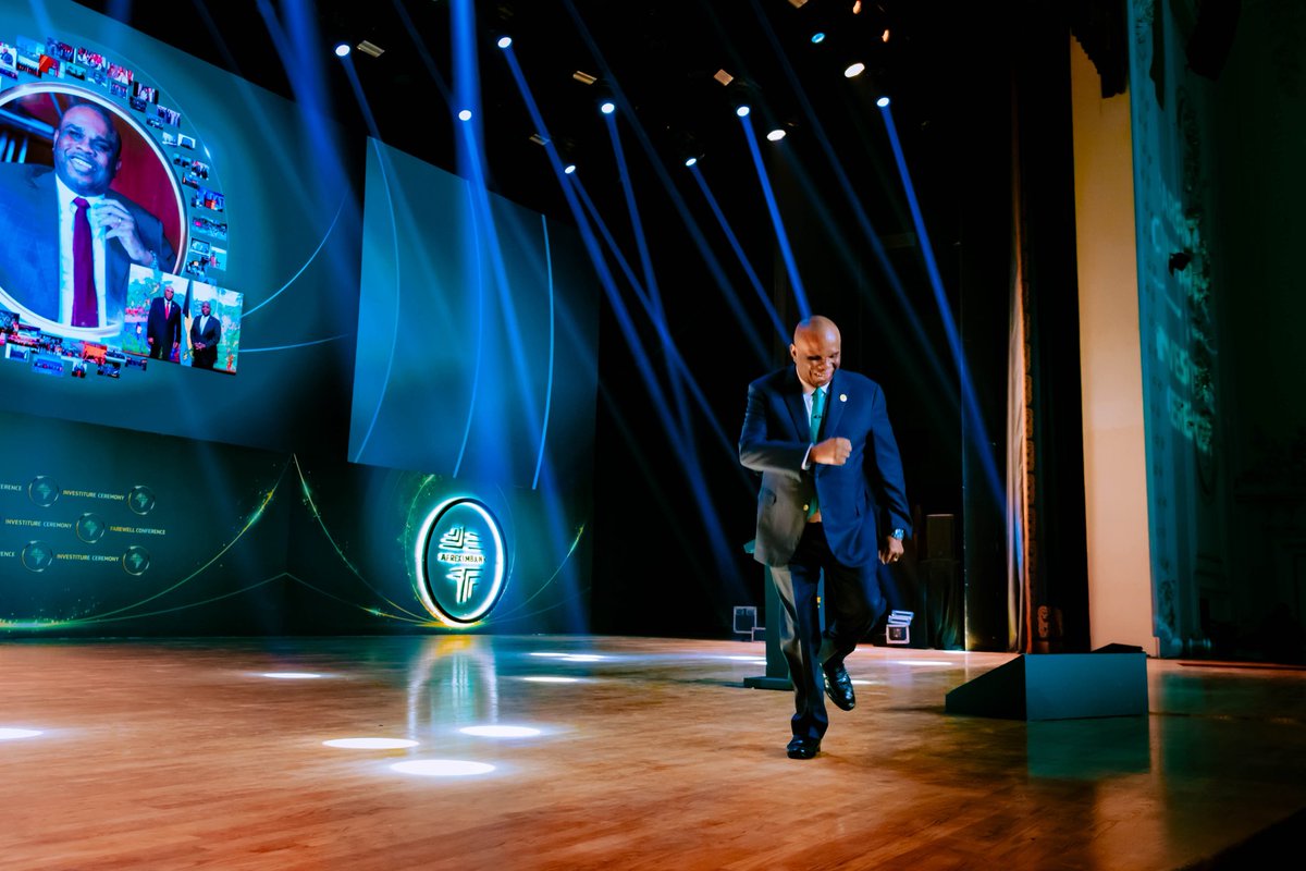 afreximbank's tweet photo. “Africa’s journey to self-reliance is unstoppable - because we dared to dream and act together.”
 
After 31 years of service, I stand before Africa’s leaders, partners, colleagues, and friends to say thank you.

From the day I joined Afreximbank as a young pioneer in 1994, I knew this was more than a job — it was a calling. A calling to turn generations of African aspirations into reality.
 
When I became President in 2015, I promised that we would be bold — that Afreximbank would no longer just finance trade, but build the foundations that make trade possible.
 
Together, we did just that.
- We helped make the AfCFTA a living reality.
- We built systems like PAPSS and the Adjustment Fund that now connect African economies.
- We launched the Intra-African Trade Fair and digital platforms like the Africa Trade Gateway.
- We supported industries, from the Dangote Refinery to industrial parks and medical excellence centres across the continent.
- We stood by Africa in crisis — mobilising over $10 billion during COVID-19 to help our nations recover and trade again.
- We grew Afreximbank’s balance sheet nearly eightfold, proving that Africa can build institutions as strong and visionary as any in the world.

This journey has never been about me — it has always been about us, about Africa’s courage to believe in itself.
  “We fought on all fronts — and today, we can point to a continent rising on its own terms. The dream lives on.”
​
To our leaders, partners, staff, and my dear family — thank you for walking this path with me.
 
As I hand over to Dr. George Elombi, I do so with complete confidence. The future of Afreximbank, and of Africa, shines even brighter.
 
The dream continues — and Africa’s best days are still ahead.
– Prof. Benedict O. Oramah
President and Chairman of the Board of Directors
Afreximbank
 
#Afreximbank #DecadesOfImpact #LeadershipTransition #GlobalAfrica